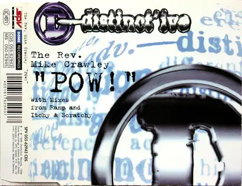 Crawley, Rév. Mike - Pow [CD-Single]