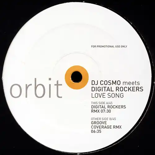 DJ Cosmo meets Digital Rockers - Love Song [12" Maxi]
