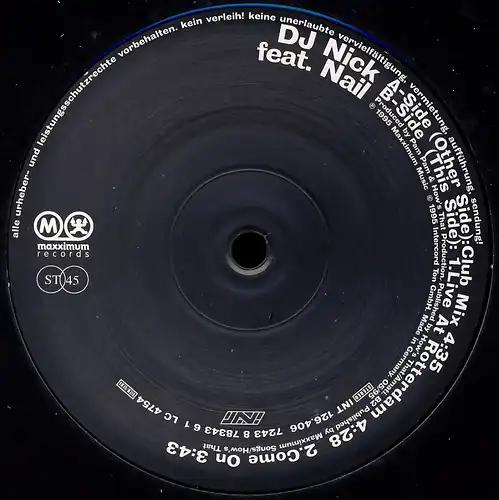 DJ Nick feat. Nail - Randy II (Let&#039; s Do It Again) [12&quot; Maxi]