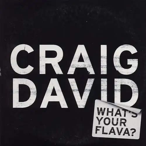 David, Craig - What&#039;s Your Flava [CD-Single]