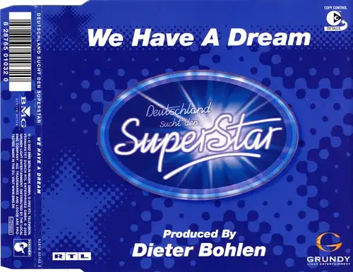 Allemagne Cherchez Den Superstar - We Have A Dream [CD-Single]