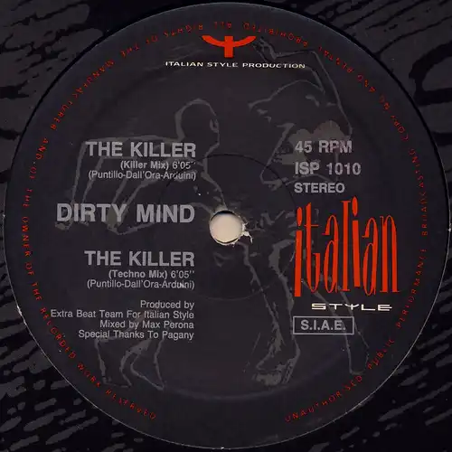 Dirty Mind - The Killer [12&quot; Maxi]
