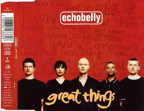 Echobelly - Great Things [CD-Single]