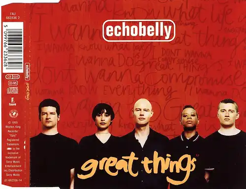 Échobelly - Great Things [CD-Single]