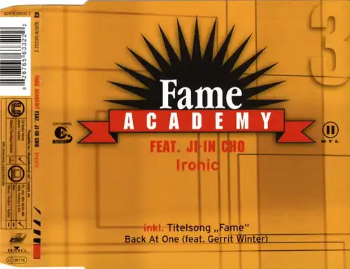 Fame Academy feat. Ji-In Cho - Ironic [CD-Single]