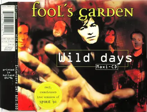 Fool's Garden - Wild Days [CD-Single]