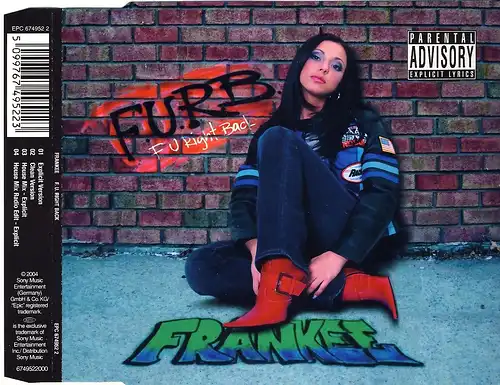 Frankee - F. U. Right Back [CD-Single]