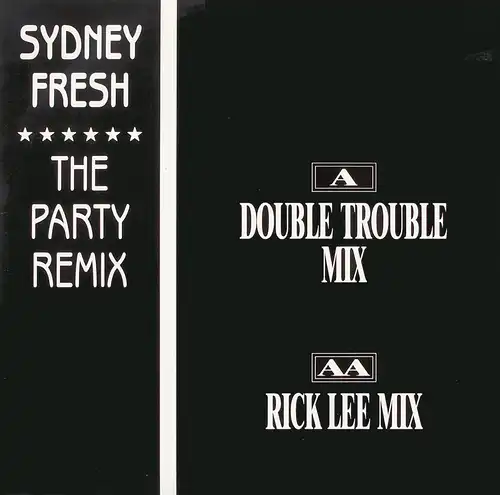 Fresh, Sydney - The Party Remix [12" Maxi]