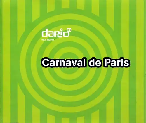 G., Dario - Carnaval De Paris [CD-Single]