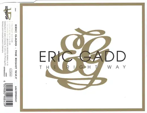 Gadd, Eric - The Right Way [CD-Single]