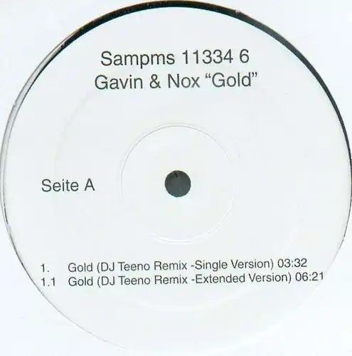 Gavin & Nox - Gold [12" Maxi]