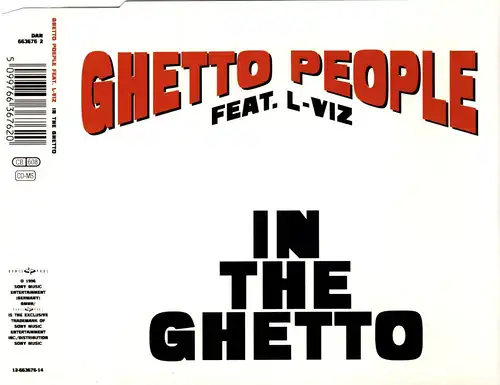 Ghetto People feat. L-Viz - In The Ghetto [CD-Single]