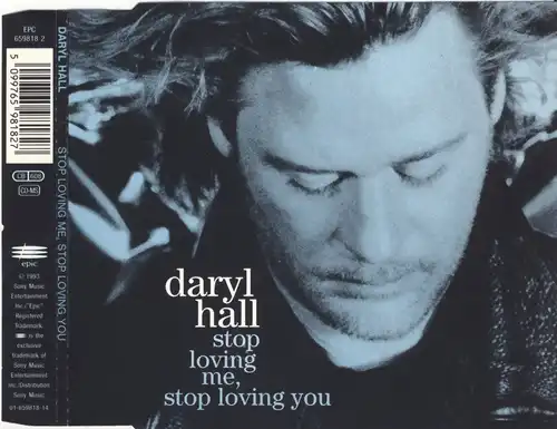 Hall, Daryl - Stop Loving Me, Stop Loving You [CD-Single]