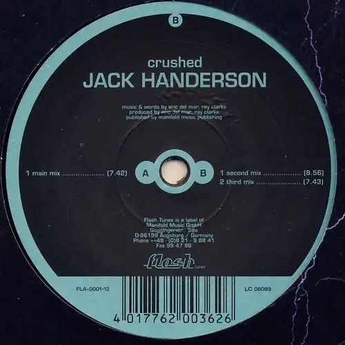 Handerson, Jack - Crushed [12" Maxi]