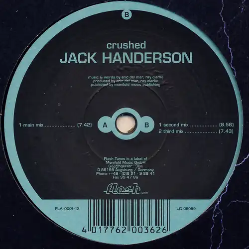 Handerson, Jack - Crushed [12&quot; Maxi]