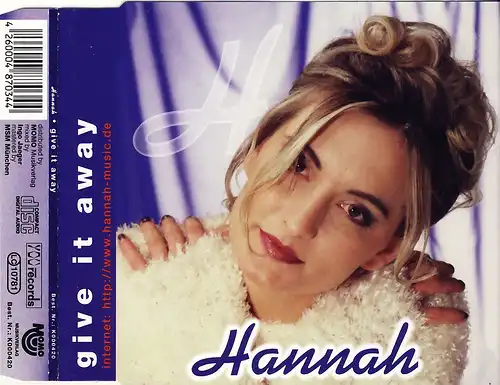 Hannah - Give It Away [CD-Single]
