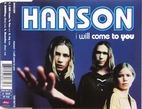 Hanson - I Will Come To You [CD-Single]