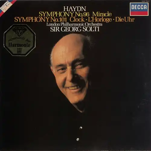 Haydn, Joseph - Symphony No. 96 & No 101 [LP]