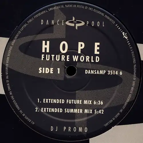 Hope - Future World [12" Maxi]