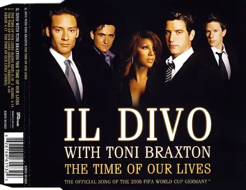 Il Divo & Toni Braxton - The Time Of Our Lives [CD-Single]
