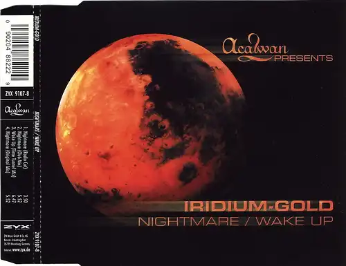 Iridium-Gold - Nightmare / Wake Up [CD-Single]