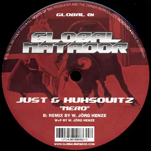 Just & Huhsovitz - Nero [12" Maxi]