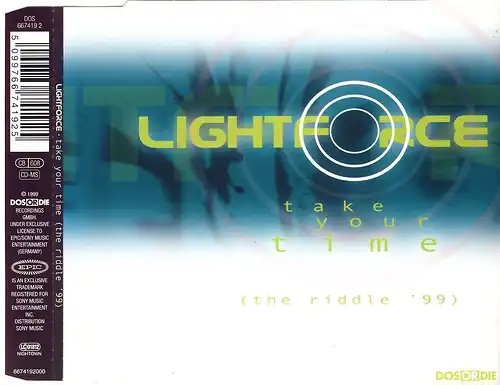 Lightforce - Take Your Time (The Riddle '99) [CD-Single]