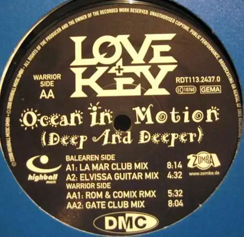 Love Key - Ocean In Motion [12&quot; Maxi]