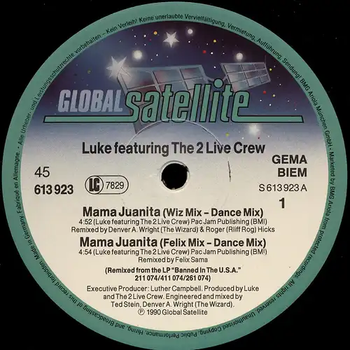 Luke feat. 2 Live Crew - Mama Juanita [12" Maxi]