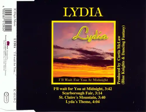 Lydia - I&#039;ll Wait For You At Midnight [CD-Single]