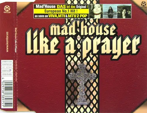 Mad&#039; Maison - Like A Prayer [CD-Single]