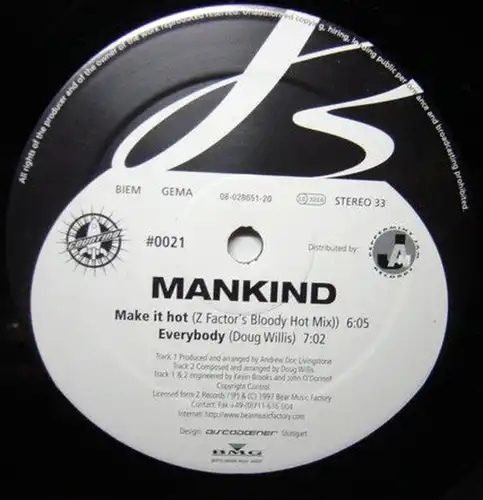 Mankind - Make It Hot [12" Maxi]