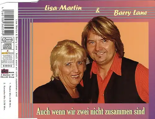 Martin, Lisa & Lane, Barry - Auch Wenn Wir Zwei Nicht Zusammen Sind [CD-Single]