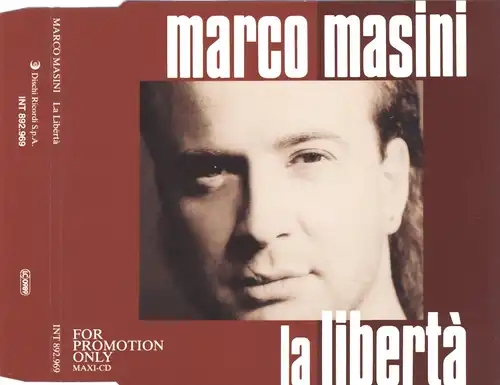 Masini, Marco - La Libertà [CD-Single]
