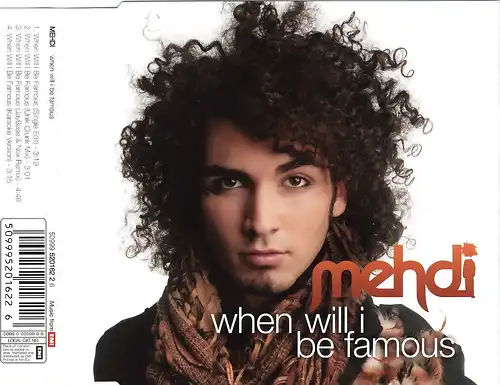 Mehdi - When Will I Be Famous [CD-Single]