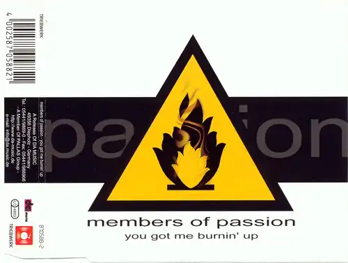 Members Of Passion - You Got Me Burnin' Up [CD-Single]