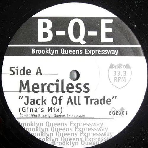 Merciless - Jack Of All Trade [12&quot; Maxi]