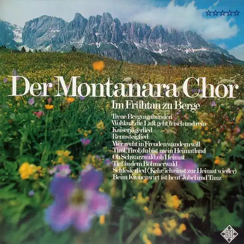 Montanara Chœur - Au printemps de la Tau À la montagne [LP]