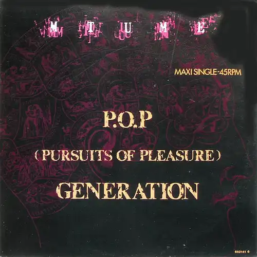 Mtume - P.O.P. (Pursuits Of Pleasure) Generation [12" Maxi]