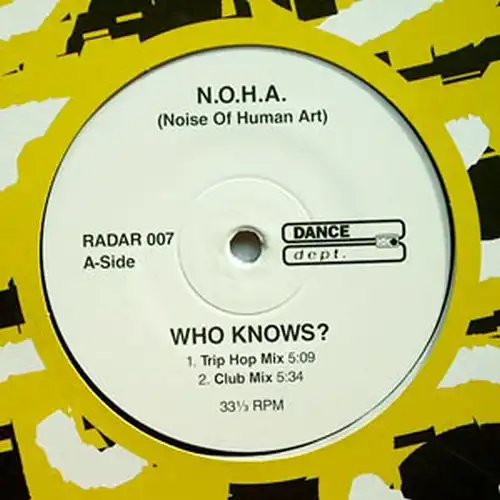 NOHA - Who Knows [12&quot; Maxi]
