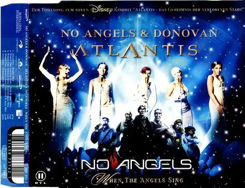 No Angels - Atlantis / When The Angels Sing [CD-Single]