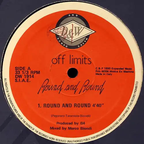 Hors limites - Round And Round [12&quot; Maxi]