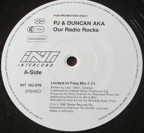 PJ & Duncan AKA - Our Radio Rocks [12&quot; Maxi]