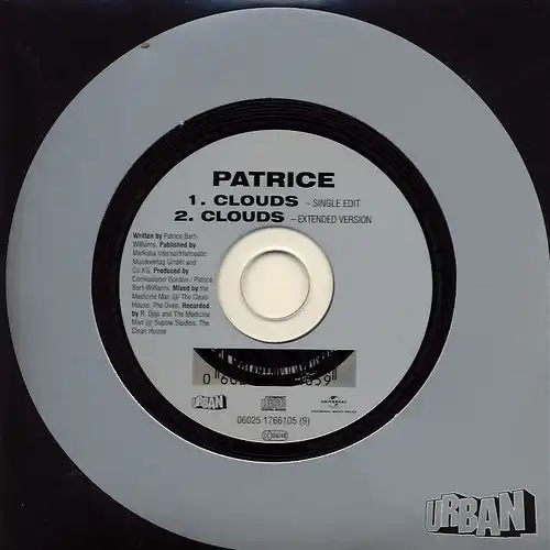 Patrice - Clouds [CD-Single]