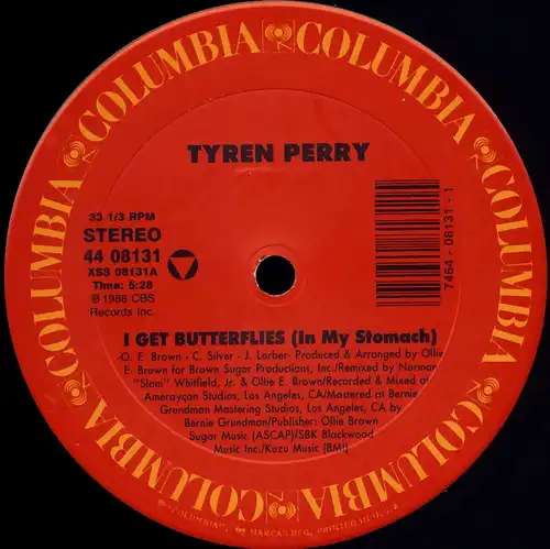 Perry, Tyren - I Get Butterflies (In My Stomach) [12&quot; Maxi]