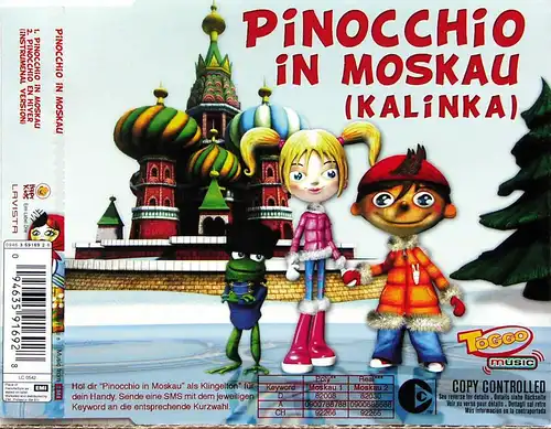Pinocchio - Pinocchio In Moskau [CD-Single]