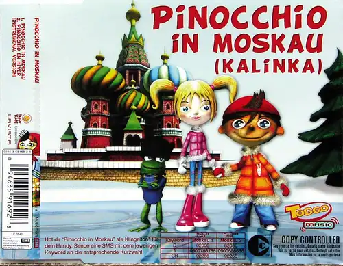 Pinocchio - Pinokchion À Moscou [CD-Single]