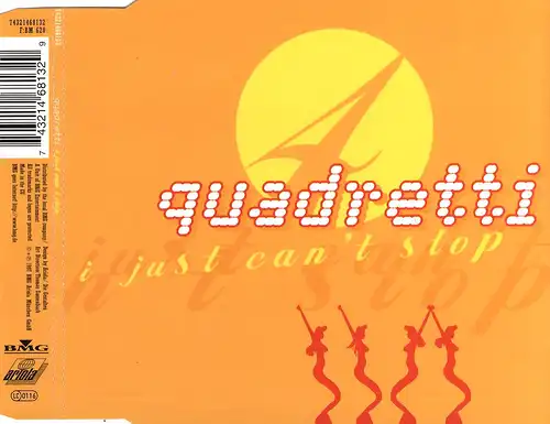 Quadretti - I Just Can&#039;t Stop [CD-Single]