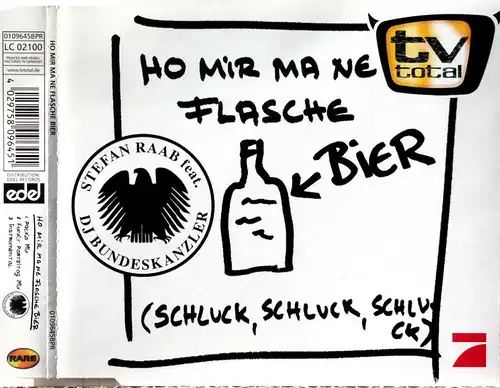 Raab, Stefan feat. DJ Bundeskanzler - Ho Mir Ma Ne Flasche Bier [CD-Single]