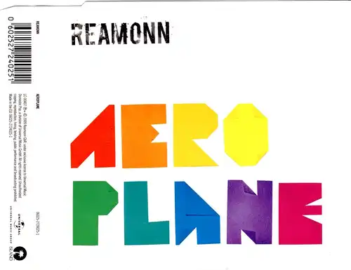 Reamonn - Aéroplane [CD-Single]